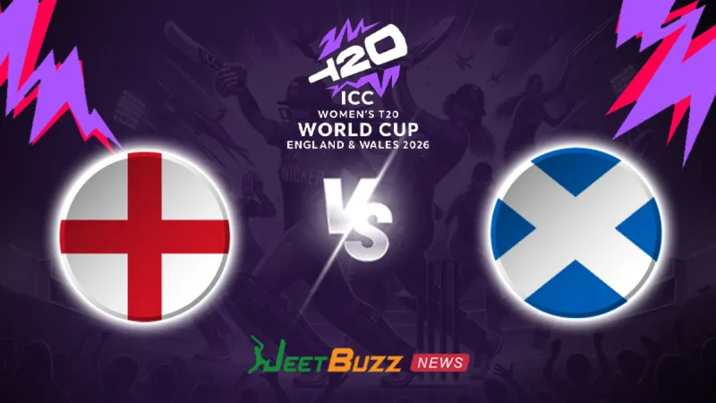 England Women vs Scotland Women Match Prediction | Women’s T20WC 2026 | 16th Match | June 20 – Who will win today’s T20 match between ENG-W vs SCO-W? (SEO image)