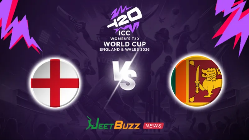 England Women vs Sri Lanka Women Prediction Today | ICC Women’s T20WC 2026 | 1st Match | June 12– Who will win today’s T20 match between ENG-W vs SL-W? (SEO image)