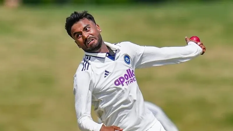 How Did Manav Suthar’s Debut Seven-Wicket Haul Power India’s Biggest Ever Test Win Against Afghanistan? (SEO image)