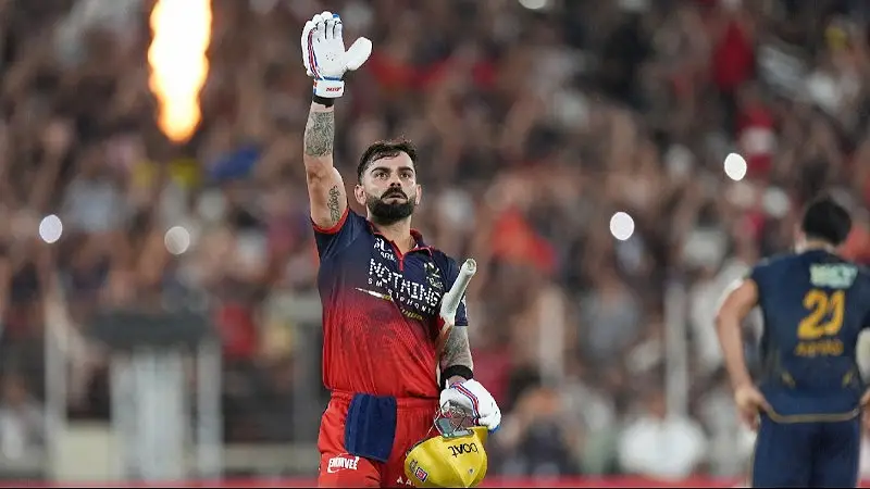 How Did Virat Kohli Finally Hit His Fastest Fifty in IPL 2026 After 19 Seasons? (SEO image)