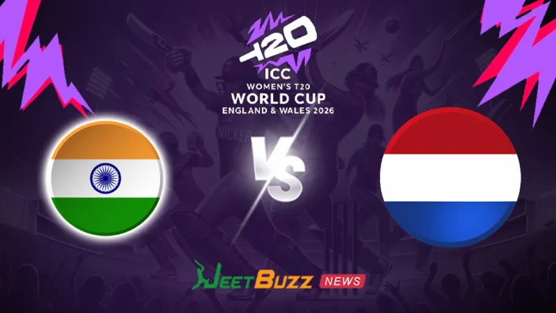 India Women vs Netherlands Women Prediction Today | Women’s T20WC 2026 | 10th Match | June 17 – Who will win today’s T20 match between IND-W vs NL-W? (SEO image)