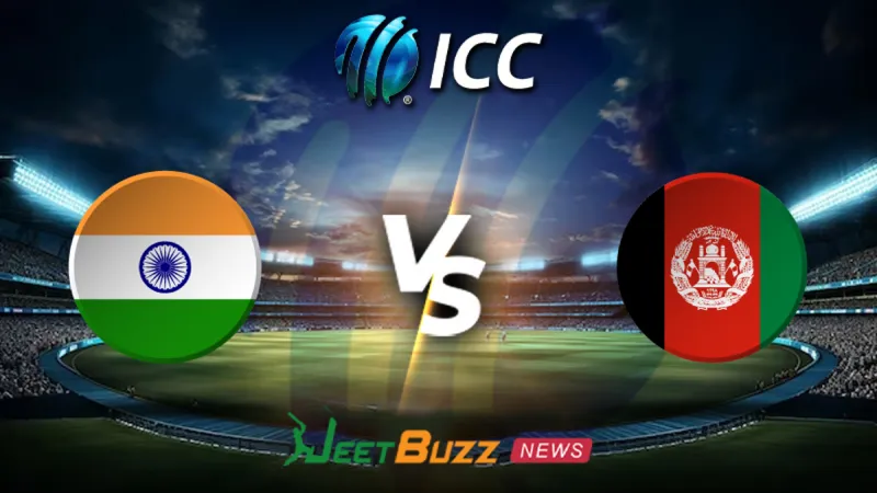 India vs Afghanistan Prediction Today | Afghanistan tour of India 2026 | 1st ODI | June 13– Who will win today’s ODI match between IND vs AFG? (SEO image)