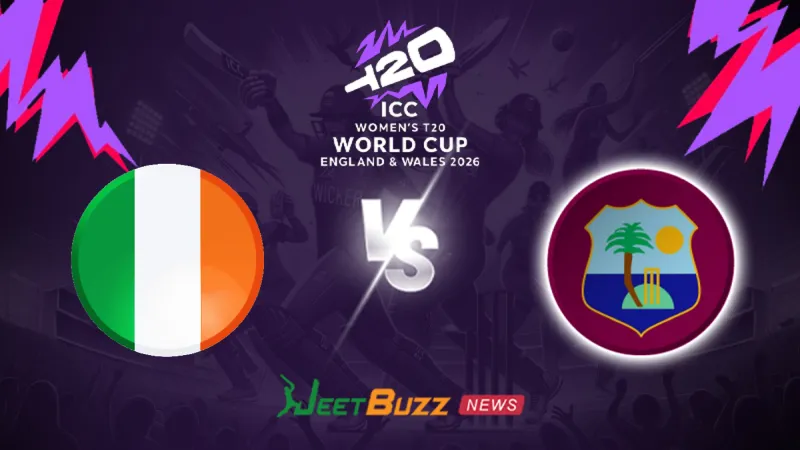 Ireland Women vs West Indies Women Prediction | Women’s T20WC 2026 | 27th Match | June 27– Who Will Win Today’s T20 Match between IRE-W vs WI-W? (SEO image)