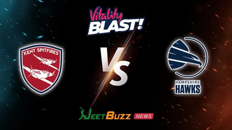 Kent vs Hampshire Prediction | Vitality Blast 2026 | South Group | June 28 – Who Will Win Today’s T20 Match between KEN vs HAM? (SEO image)