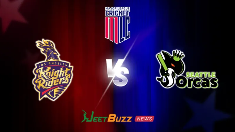 MLC 2026: 6th Match, Los Angeles Knight Riders vs Seattle Orcas Prediction | June 21 – Who will win today’s Match between LAKR vs SEO? (SEO image)