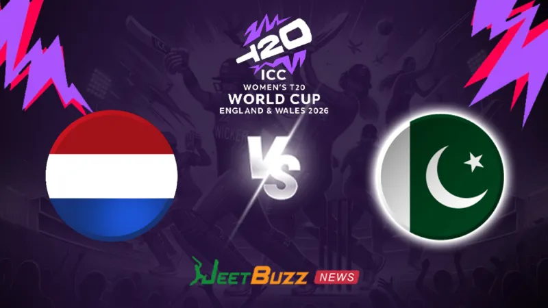Netherlands Women vs Pakistan Women Prediction | Women’s T20WC 2026 | 26th Match | June 27– Who Will Win Today’s T20 match between NL-W vs PAK-W? (SEO image)