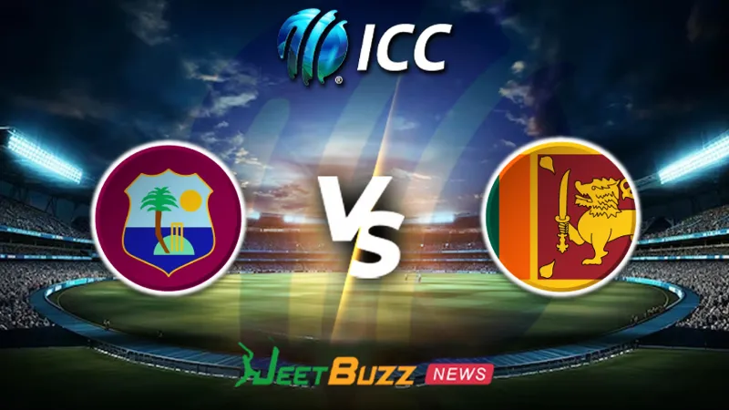 West Indies vs Sri Lanka Match Prediction | Sri Lanka tour of West Indies 2026 | 3rd T20I | June 14 – Who will win today’s T20 match between WI vs SL? (SEO image)