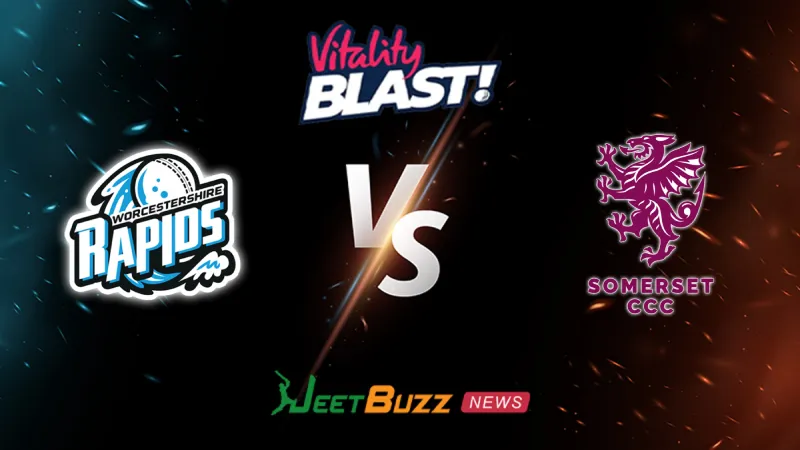 Worcestershire vs Somerset Prediction | Vitality Blast 2026 | Central & West Group | June 28 – Who Will Win Today’s T20 Match between WOR vs SOM? (SEO image)