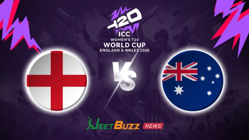 England Women vs Australia Women Prediction Today | Women’s T20WC 2026 | Final | July 05 – Who will win today’s T20 match between ENG-W vs AUS-W? (SEO image)