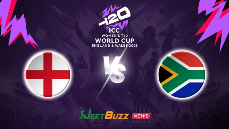 England Women vs South Africa Women Prediction | Women’s T20WC 2026 | 2nd Semi-Final | July 02 – Who will win today’s T20 match between ENG-W vs SA-W? (SEO image)