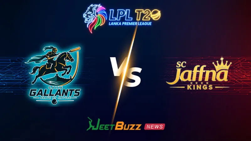 Galle Gallants vs Jaffna Kings Match Prediction | LPL 2026 | 10th Match | July 23 – Who will win today’s LPL match between GAG vs JK? (SEO image)