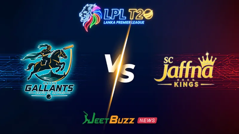Galle Gallants vs Jaffna Kings Match Prediction | LPL 2026 | 1st Match | July 17 – Who will win today’s LPL match between GAG vs JK? (SEO image)