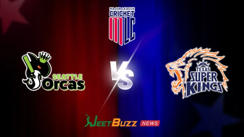 MLC 2026: 21st Match, Seattle Orcas vs Texas Super Kings Prediction | July 05 – Who will win today’s Match between SEO vs TSK? (SEO image)