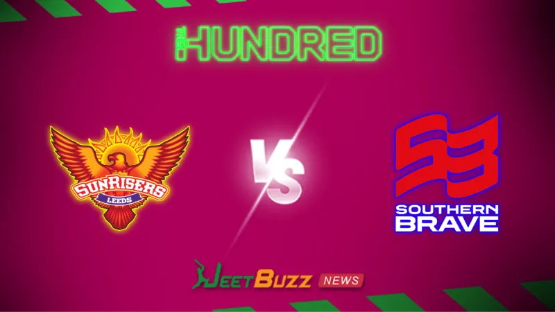 The Hundred 2026: Match 5, Sunrisers Leeds vs Southern Brave Prediction | July 25 – Who will win today’s match between SRL vs SB? (SEO image)