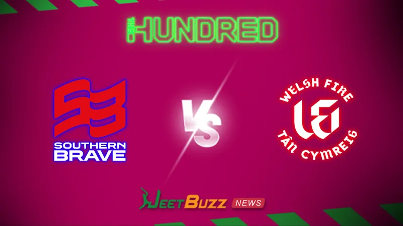 The Hundred 2026: Match 2, Southern Brave vs Welsh Fire Prediction | July 22 – Who will win today’s match between SB vs WF? (SEO image)