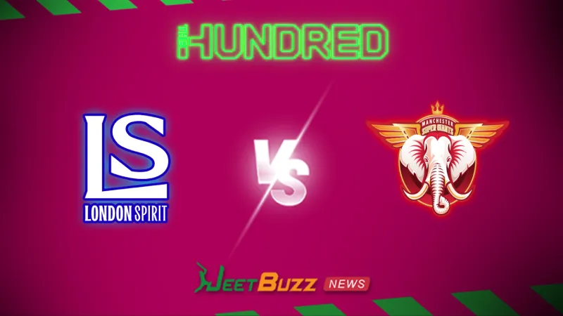 The Hundred 2026: Match 3, London Spirit vs Manchester Super Giants Prediction | July 23 – Who will win today’s match between LS vs MSG? (SEO image)