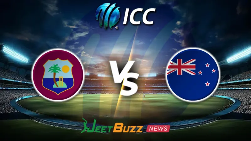 West Indies vs New Zealand Prediction Today | New Zealand Tour of West Indies 2026 | 5th ODI | July 21 – Who will win today’s ODI match between WI vs NZ? (SEO image)