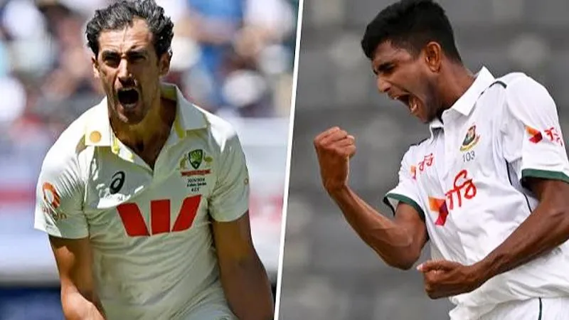 Which Attack Has the Real Speed Edge When Nahid Rana and Mitchell Starc Finally Collide in Tests? (SEO image)