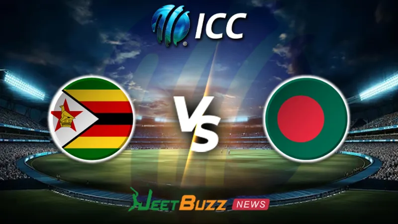 Zimbabwe vs Bangladesh Prediction Today | Bangladesh Tour of Zimbabwe 2026 | 1st T20I | July 15 – Who will win today’s T20I match between ZIM vs BAN? (SEO image)