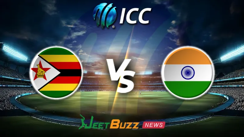 Zimbabwe vs India Prediction Today | India tour of Zimbabwe 2026 | 1st T20I | July 23 – Who will win today’s T20 match between ZIM vs IND? (SEO image)