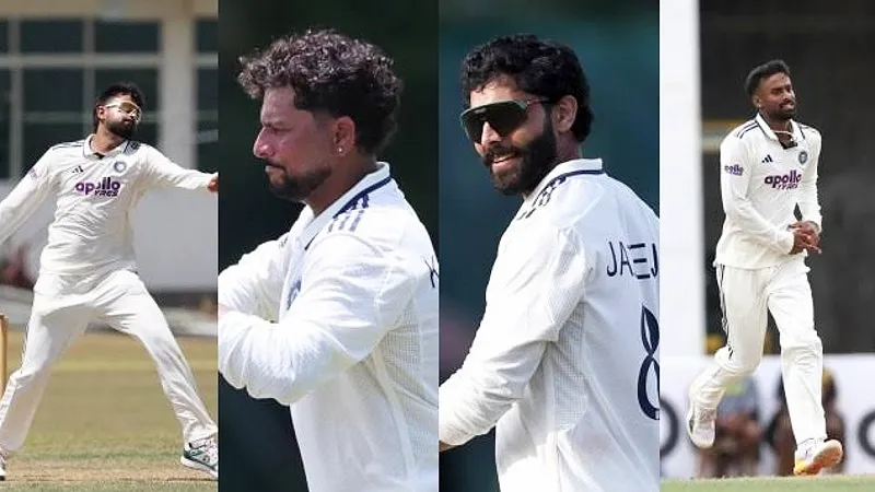 How Does India’s Three-Pronged Left-Arm Spin Attack Plan To Expose Sri Lanka In Galle? (SEO image)