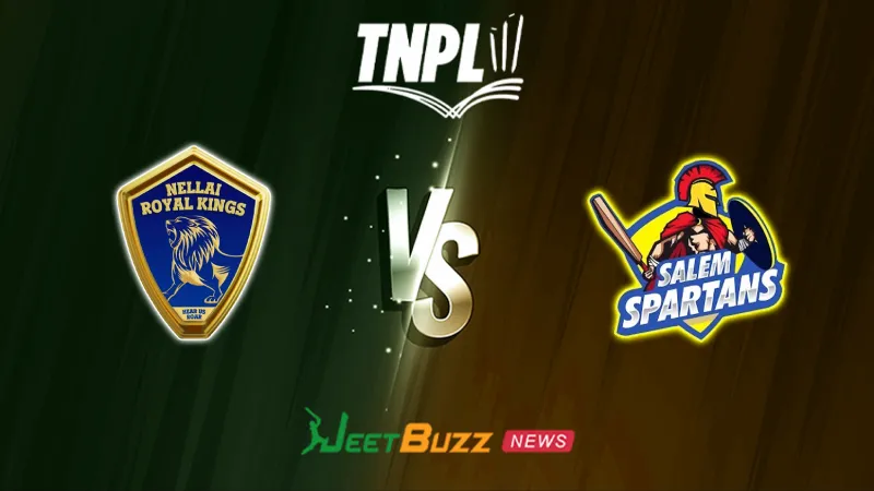 Nellai Royal Kings vs SKM Salem Spartans Prediction Today | TNPL 2026 | 24th Match | Aug 20 – Who will win today’s TNPL match between NRK vs SAL? (SEO image)