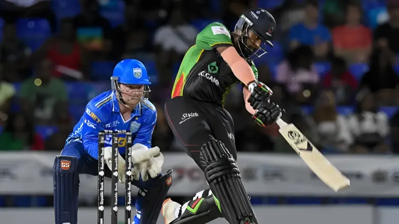 SLK vs STKNP Highlights, CPL 2026: Andre Fletcher Anchors Chase as Patriots Beat Kings by 5 Wickets in CPL 2026 (SEO image)