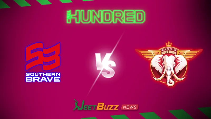 The Hundred 2026: Match 26, Southern Brave vs Manchester Super Giants Prediction | Aug 08 – Who will win today’s match between SB vs MSG? (SEO image)