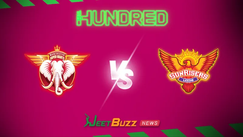 The Hundred 2026: Eliminator, Manchester Super Giants vs Sunrisers Leeds Prediction | Aug 14 – Who will win today’s match between MSG vs SRL? (SEO image)