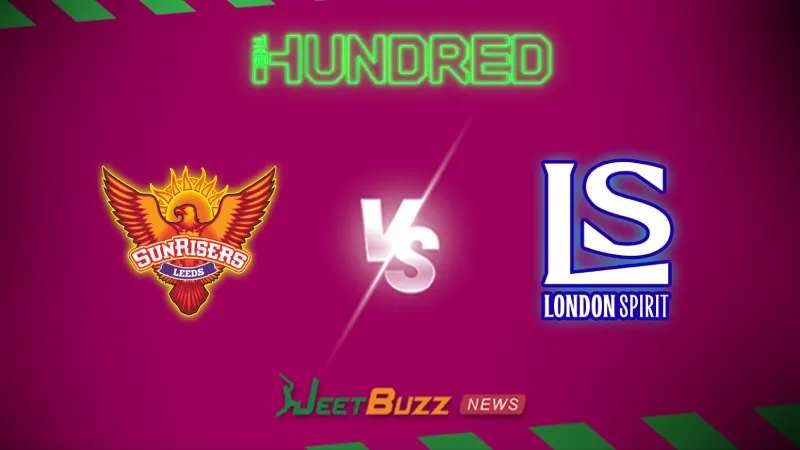 The Hundred 2026: Match 20, Sunrisers Leeds vs London Spirit Prediction | Aug 04 – Who will win today’s match between SRL vs LS? (SEO image)