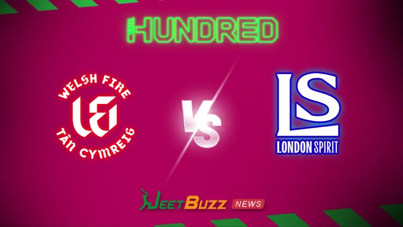 The Hundred 2026: Match 31, Welsh Fire vs London Spirit Prediction | Aug 12 – Who will win today’s match between WF vs LS? (SEO image)