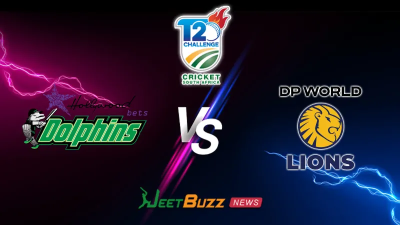 Dolphins vs Lions Prediction Today | CSA T20 Challenge 2026 | 5th Match | Sep 27 – Who will win today’s match between DOLPH vs LIONS? (SEO image)
