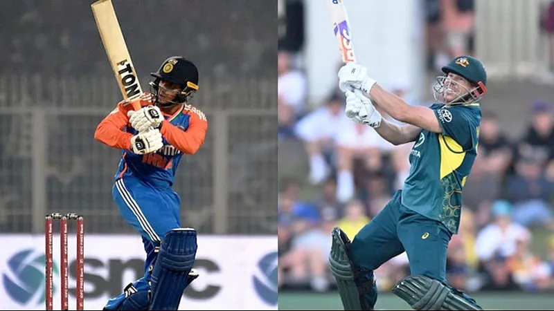 How Much of the Abhishek Sharma vs David Warner T20I Strike Rate Gap Is Down to Era? (SEO image)