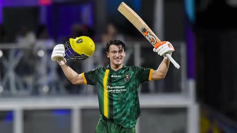JAK vs ABF Highlights, CPL 2026: Maaz Sadaqat Hits 114, Falcons Crush Kingsmen by 8 Wickets in CPL 2026 Final