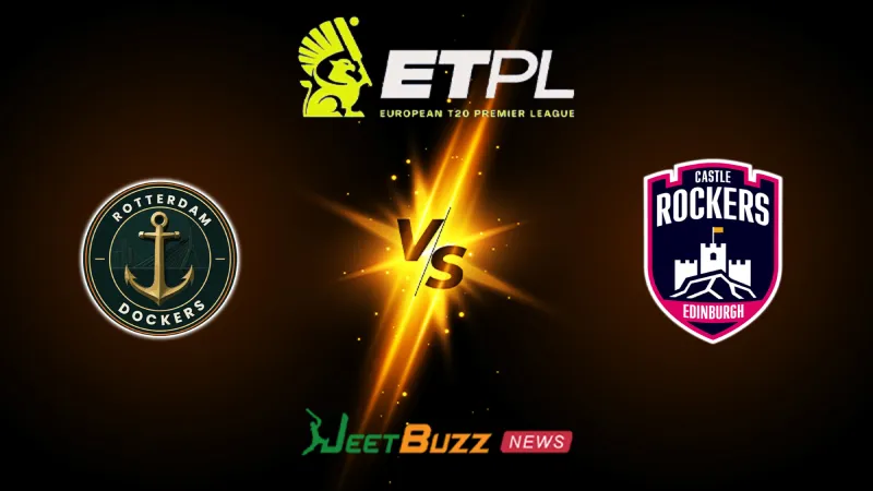 Rotterdam Dockers vs Edinburgh Castle Rockers Prediction Today | ETPL 2026 | 14th Match | Sept 05 – Who Will Win Today’s ETPL Match between RTD vs ECR? (SEO image)