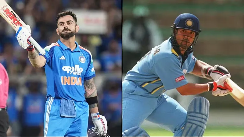When Will Virat Kohli Overtake Sachin Tendulkar in ODI Runs After Reaching 15,000 in 303 Innings? (SEO image)