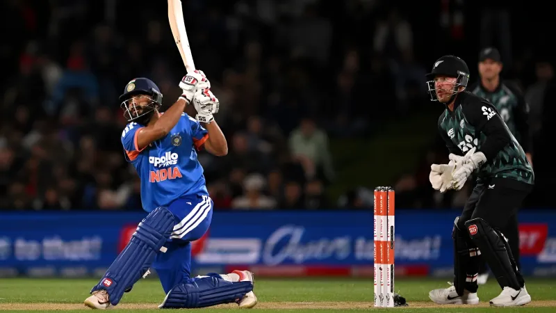 How Did Naman Dhir’s Cameo Rescue India’s Record Chase in NZ vs IND 2026 After the Collapse? (SEO image)