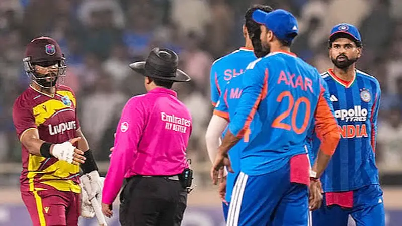 How Did West Indies Chase 250 Against Shreyas Iyer’s India in the 2nd T20I After Early Wickets? (SEO image)