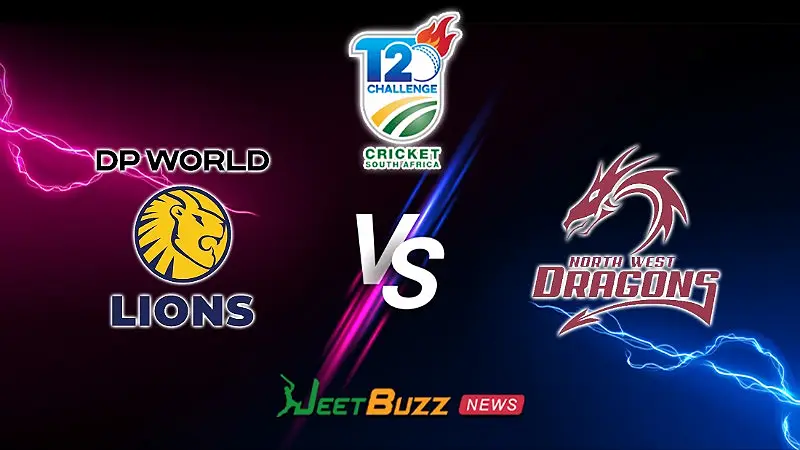 Lions vs North West Prediction Today | CSA T20 Challenge 2026 | Pool A | Oct 02 – Who will win today’s match between LIONS vs NWEST? (SEO image)