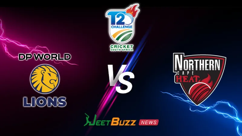 Lions vs Northern Cape Prediction Today | CSA Pro20 Cup 2026 | Pool B | Oct 18 – Who will win today’s match between LIONS vs NCAPE? (SEO image)