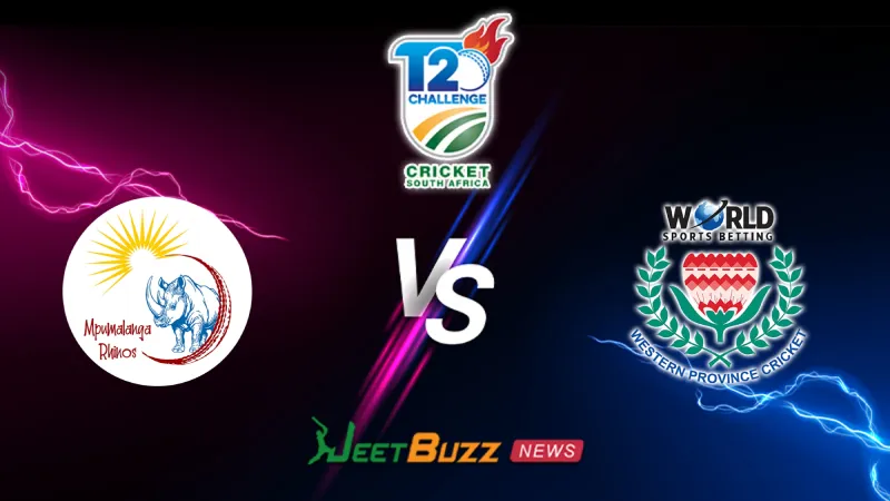 Mpumalanga vs Western Province Prediction Today | CSA T20 Challenge 2026 | Pool B | Oct 10– Who will win today’s match between MPUMA vs WPR? (SEO image)