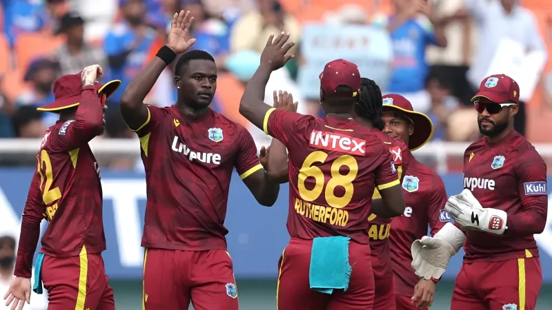Predicted Playing XI of West Indies in 3rd T20I against India (SEO image)