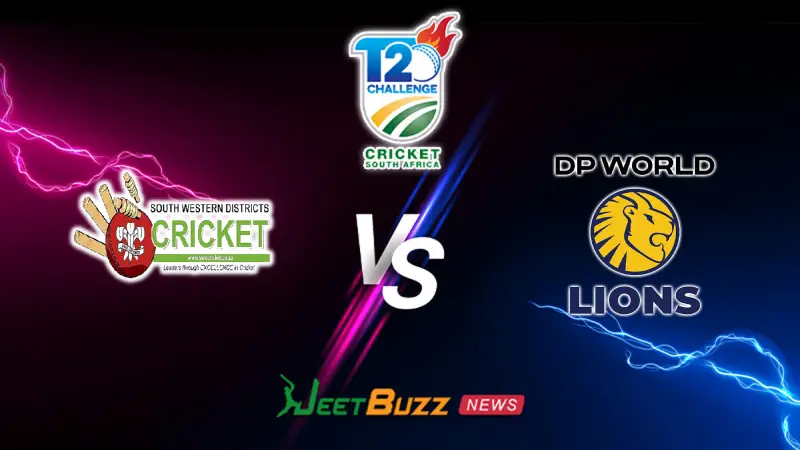 South Western Districts vs Lions Match Prediction | CSA T20 Challenge 2026 | 26th Match | OCT 07 – Who will win today’s match between SWD vs LIO? (SEO image)