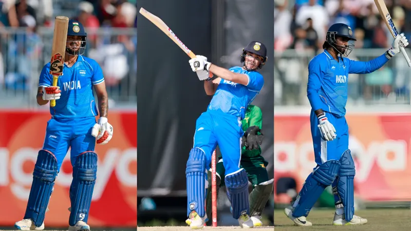 Top 3 run-getters for India in Asian Games 2026 (SEO image)