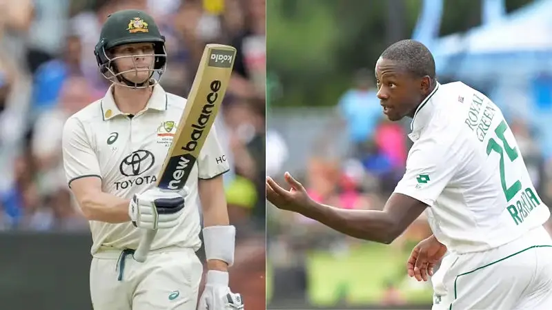 Which South African Bowler Is the Biggest Threat to Steve Smith in the Cape Town Test Decider? (SEO image)